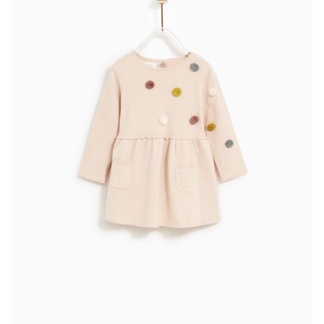 Váy len quả bông zara