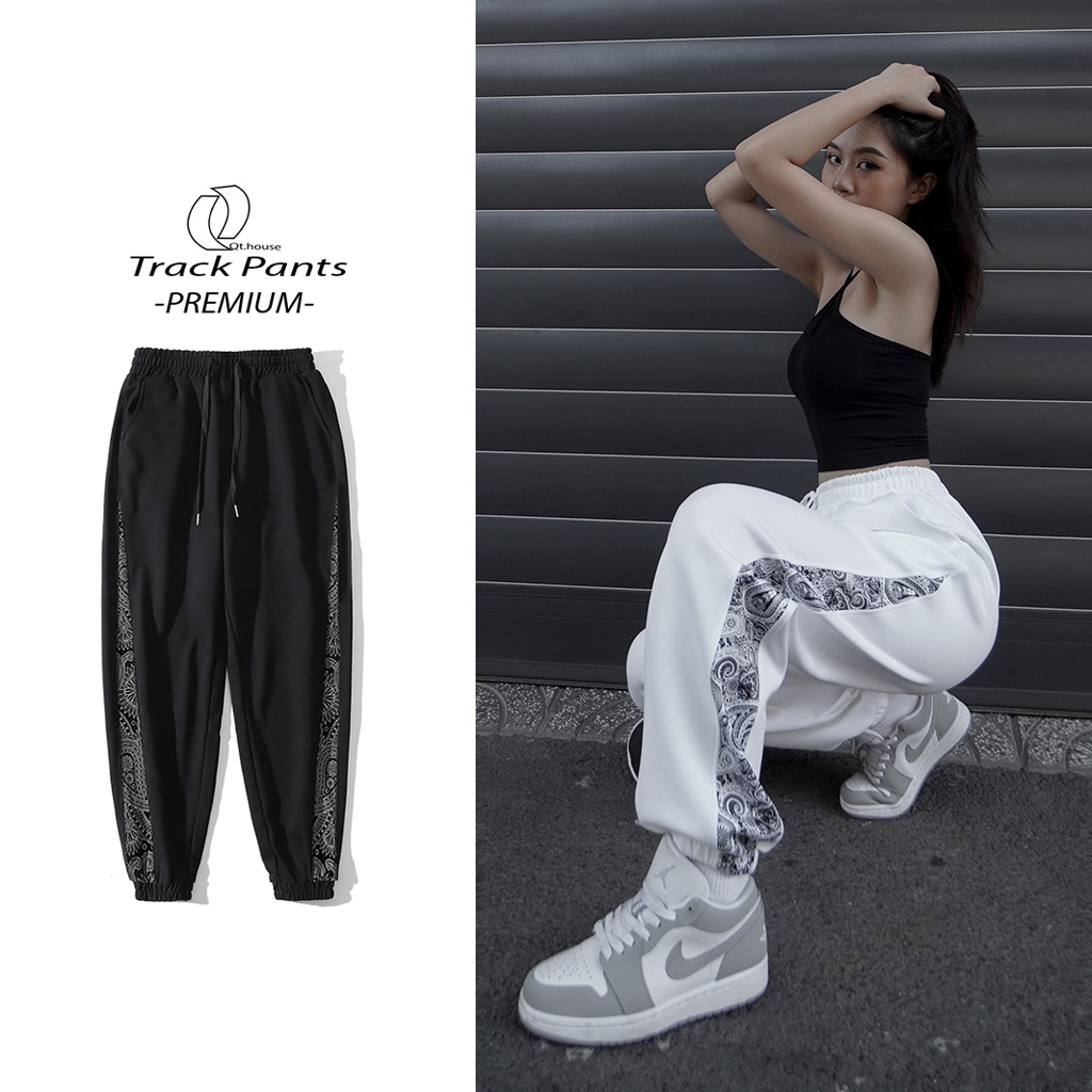 Quần Jogger nam nữ ống rộng unisex thể thao track pants Qt.house