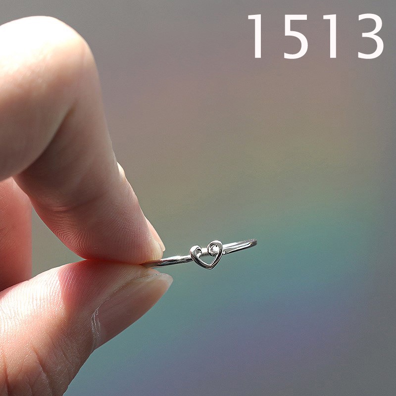 Nhẫn Bạc Đính Đá Zircon Thời Trang Có Thể Điều Chỉnh Cho Nữ