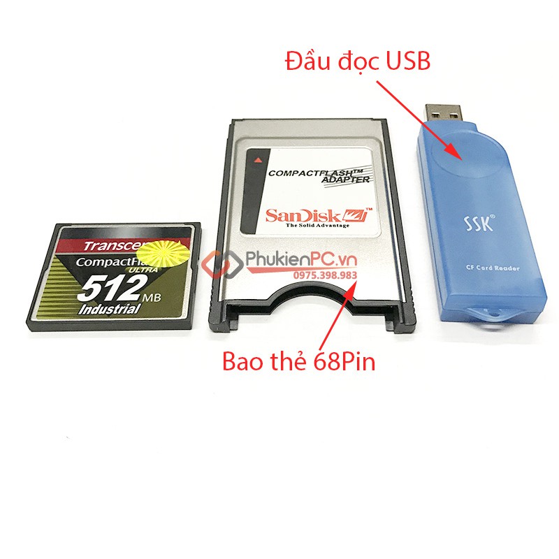 Thẻ CF Card Industrial công nghiệp 512MB | BigBuy360 - bigbuy360.vn