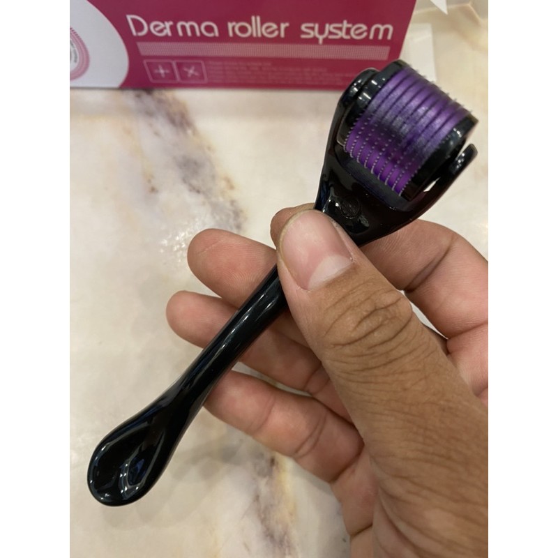 Kim tay tím 540 đầu Derma roller system dùng spa thẫm mỹ viện