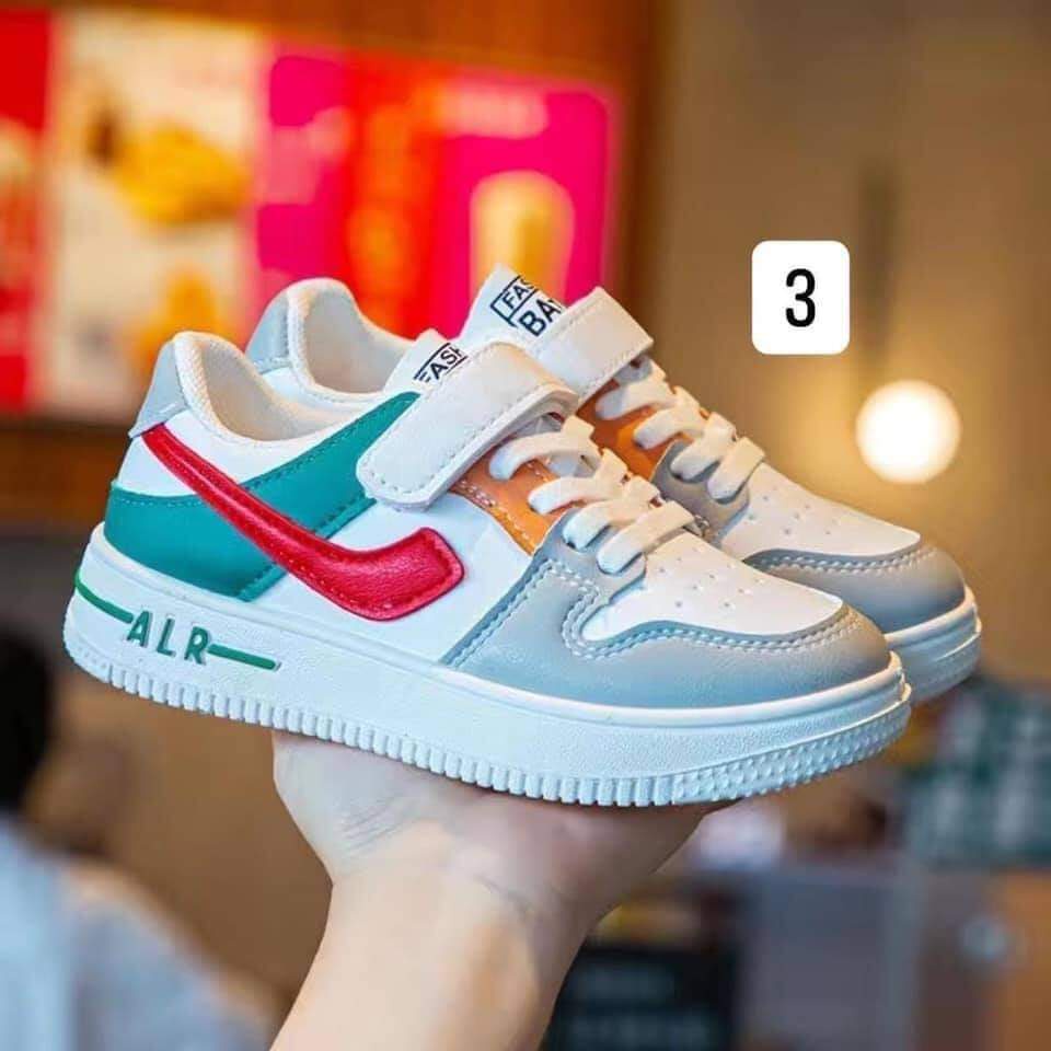 Giày thể thao cho bé trai bé gái cổ thấp quai dán đế mềm hàng cao cấp