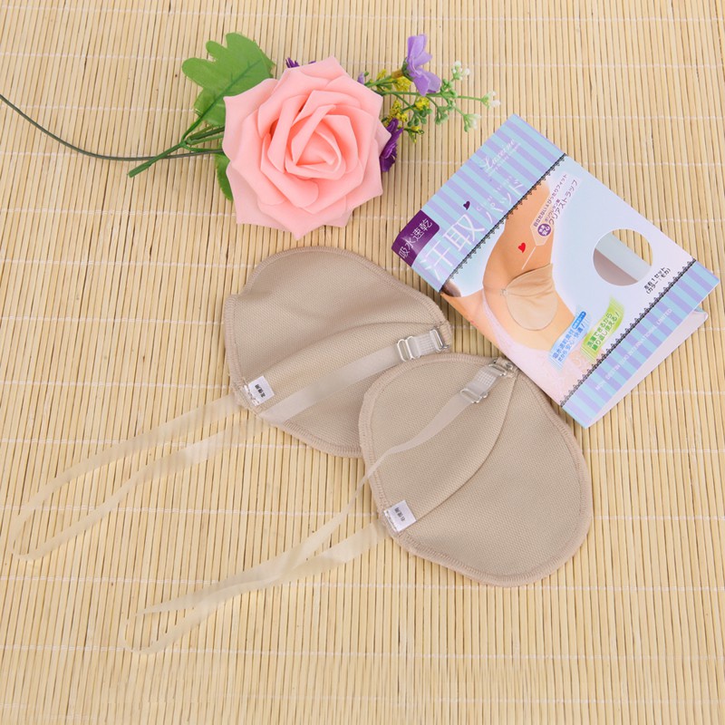 Miếng thấm hút mồ hôi cho vùng da dưới cánh tay có thể giặt được có dây đeo vai tiện lợi
