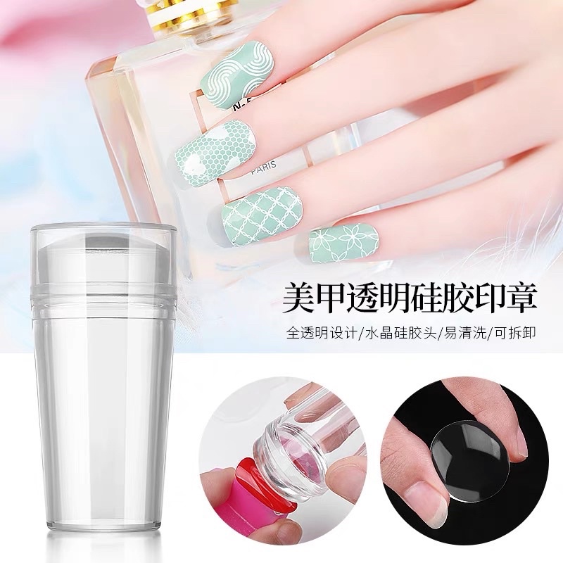 Con dấu nail, đầu in móng kèm thanh gạt
