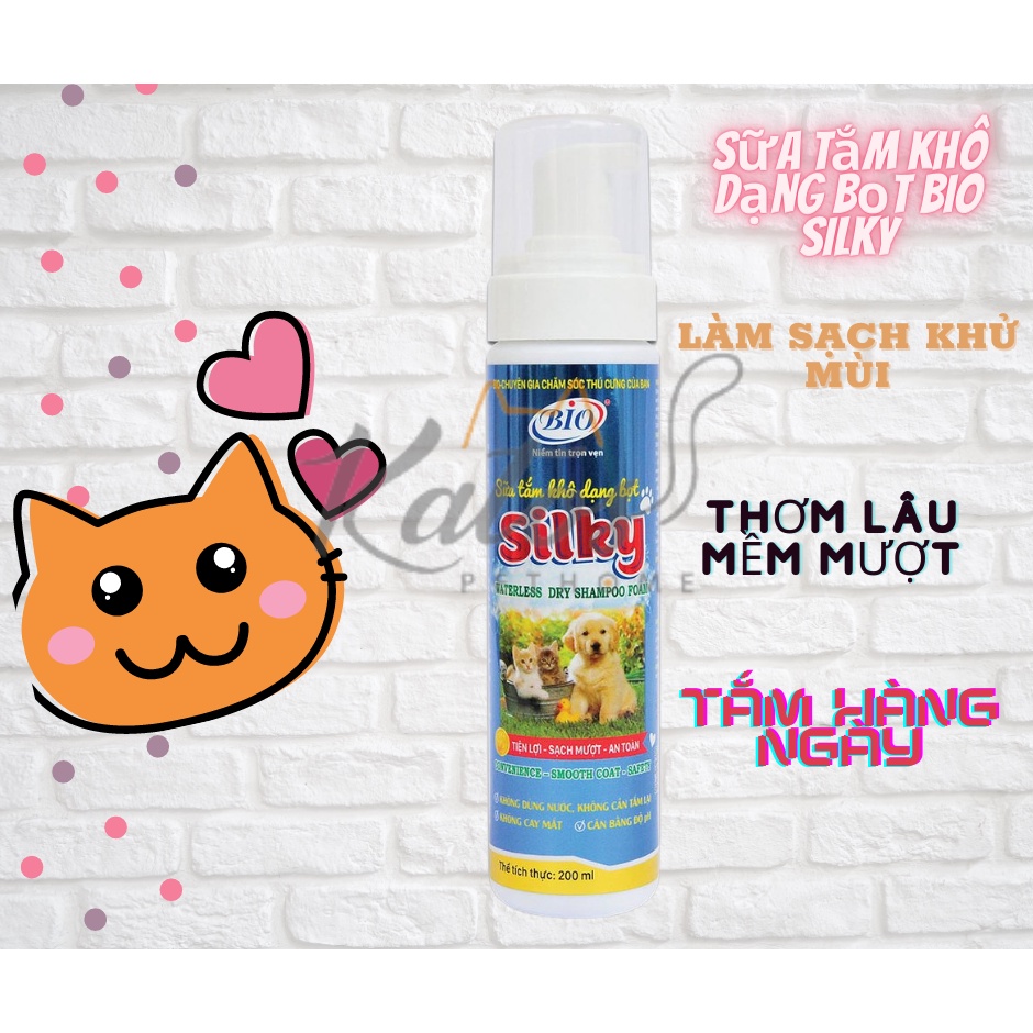 Sữa tắm khô Bio Silky 200ml