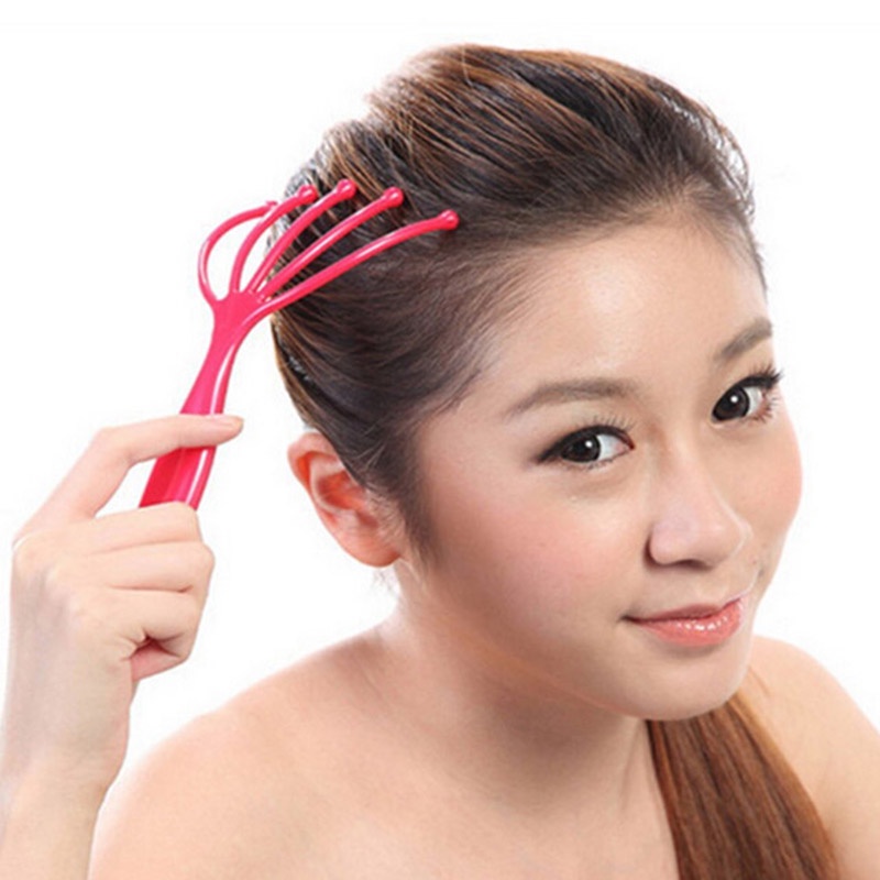 (Hàng Mới Về) Dụng Cụ Mát Xa Da Đầu Và Cổ Hiệu Quả