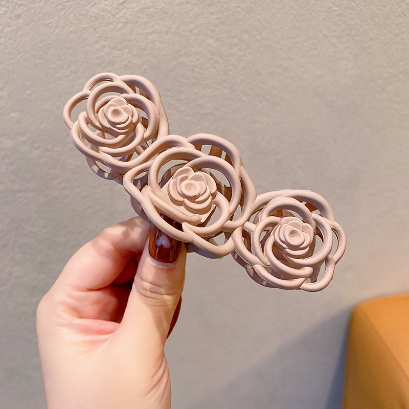 Kẹp Tóc Hình Hoa Trà Cỡ Lớn Thời Trang Hàn Quốc Ngọt Ngào Cho Nữ