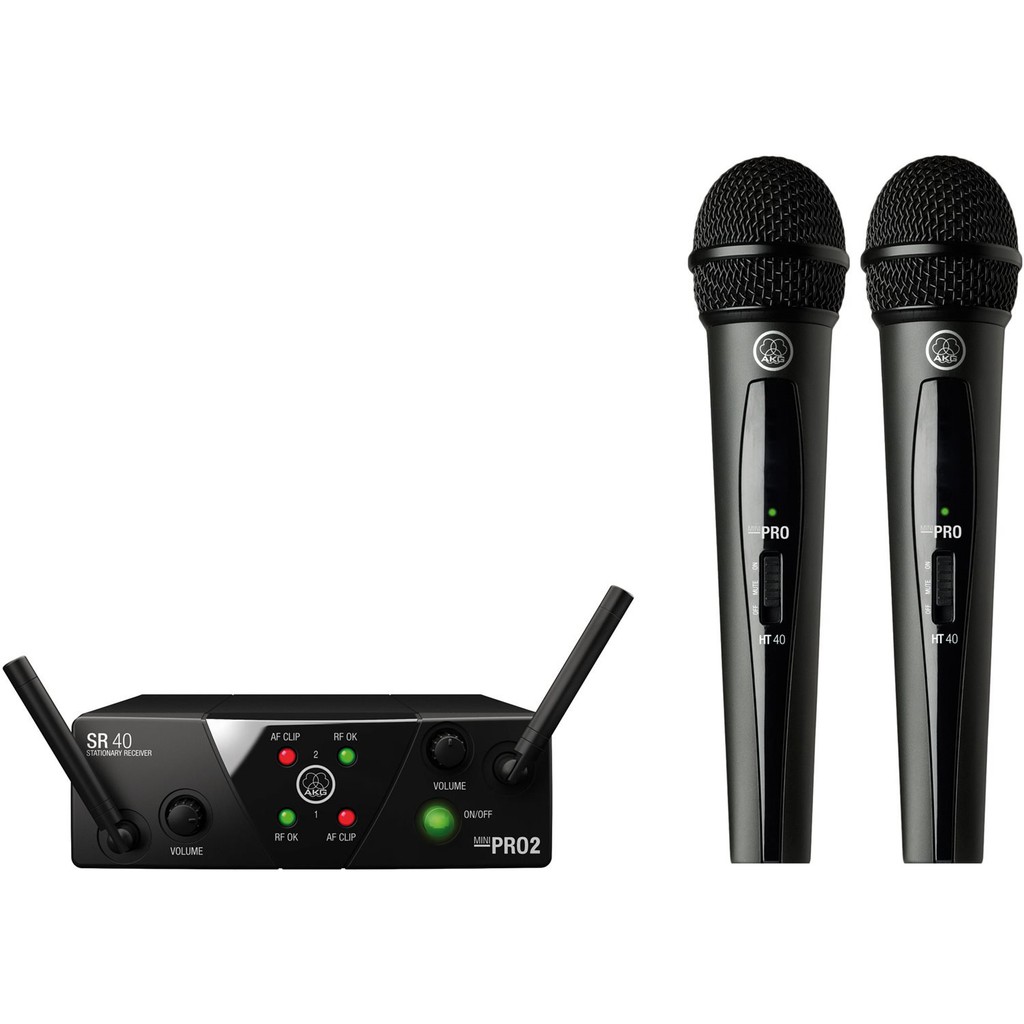 Micro không dây AKG WMS40 Mini2 Vocal - Hàng chính hãng