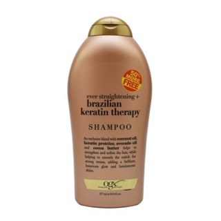 Dầu gội ogx ever straightening+brazilian keratin therapy 577ml