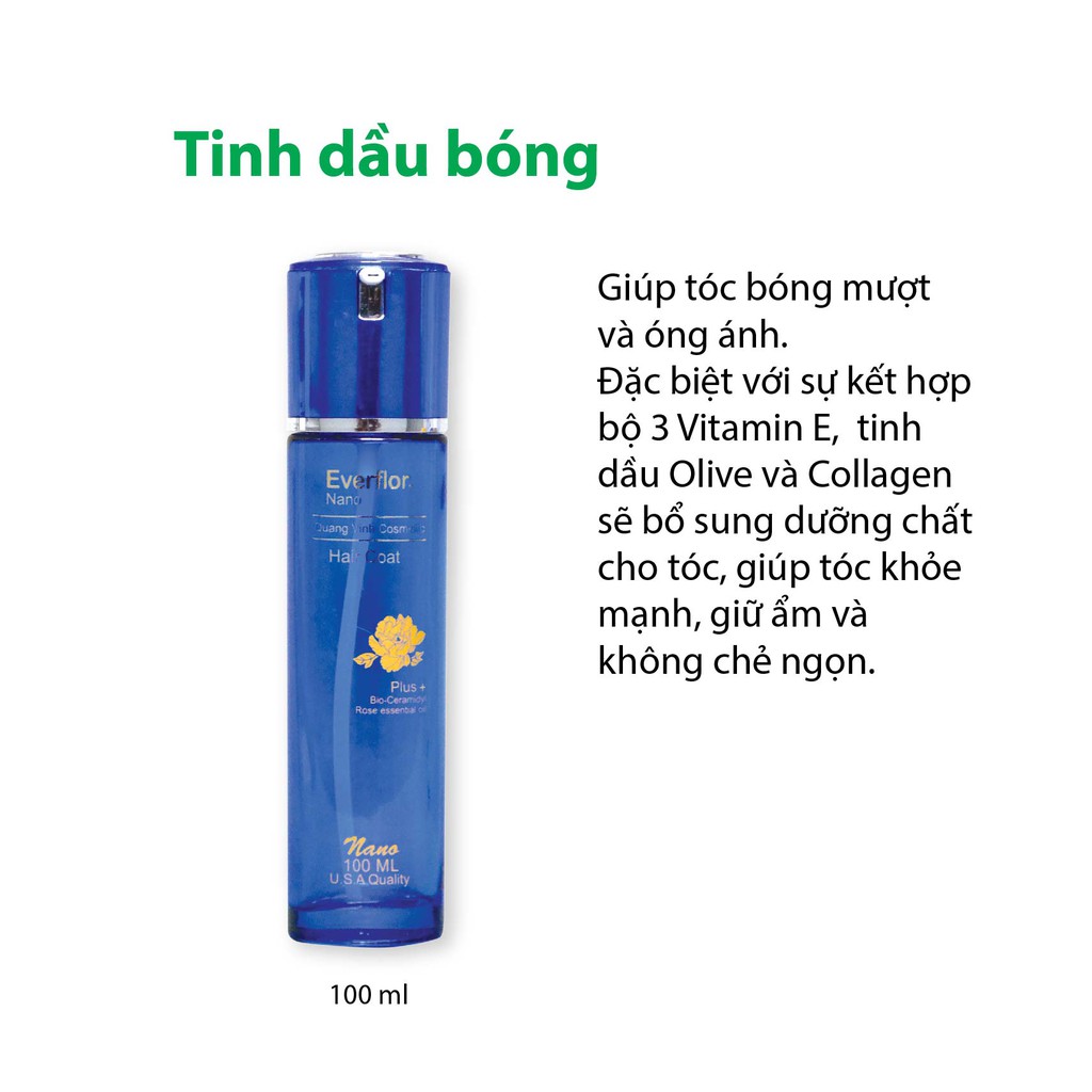 Tinh dầu bóng tóc Everflor Nano