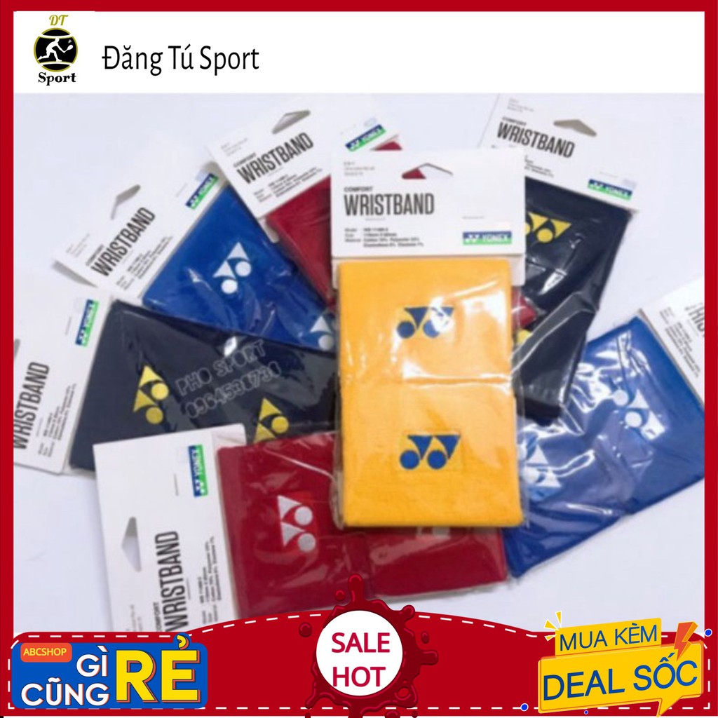 Chặn mồ hôi cổ tay cầu lông Yonex , thấm mồ hôi cực tốt , Đăng Tú Sport