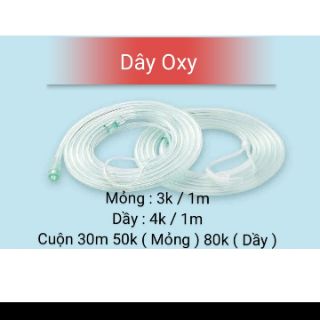 Dây oxi combo 5 met(day loai dày)
