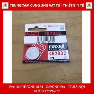 Pin CR2032 dùng cho máy đo đường huyết, cân điện tử