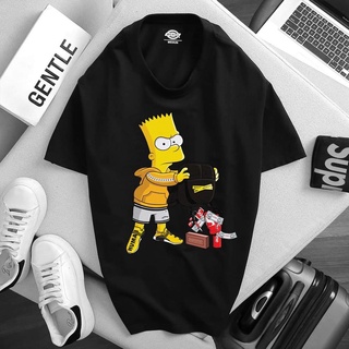 Áo thun cổ tròn ngắn tay in hình SIMPSONS unisex, áo phông không cổ cao cấp mẫu mới 2022 The Sky House