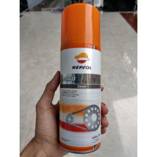 Chai Xịt Dưỡng Sên Repsol Moto Chain Lube 400ML
