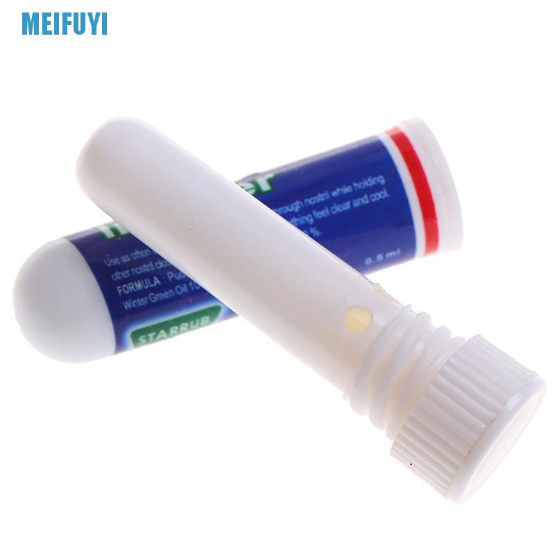 [Hàng mới về] Bộ 5 ống tinh dầu hít mũi Starrub giảm tình trạng kích ứng mũi bằng thảo dược tự nhiên 439v