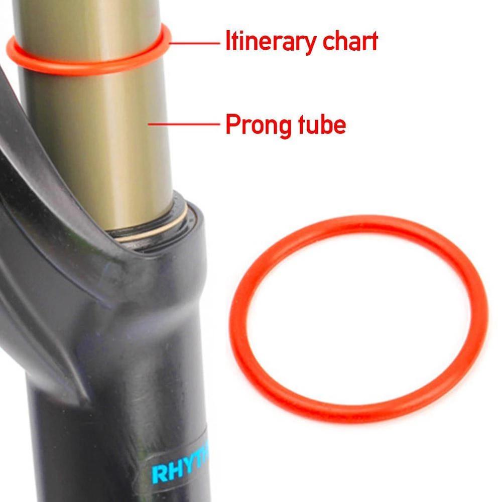 Vòng Đệm Mút Thấm Dầu Hình Tròn Màu Đỏ Dành Cho Phuộc Trước Xe Đạp MTB