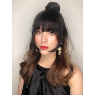 Tóc giả mái thưa dày