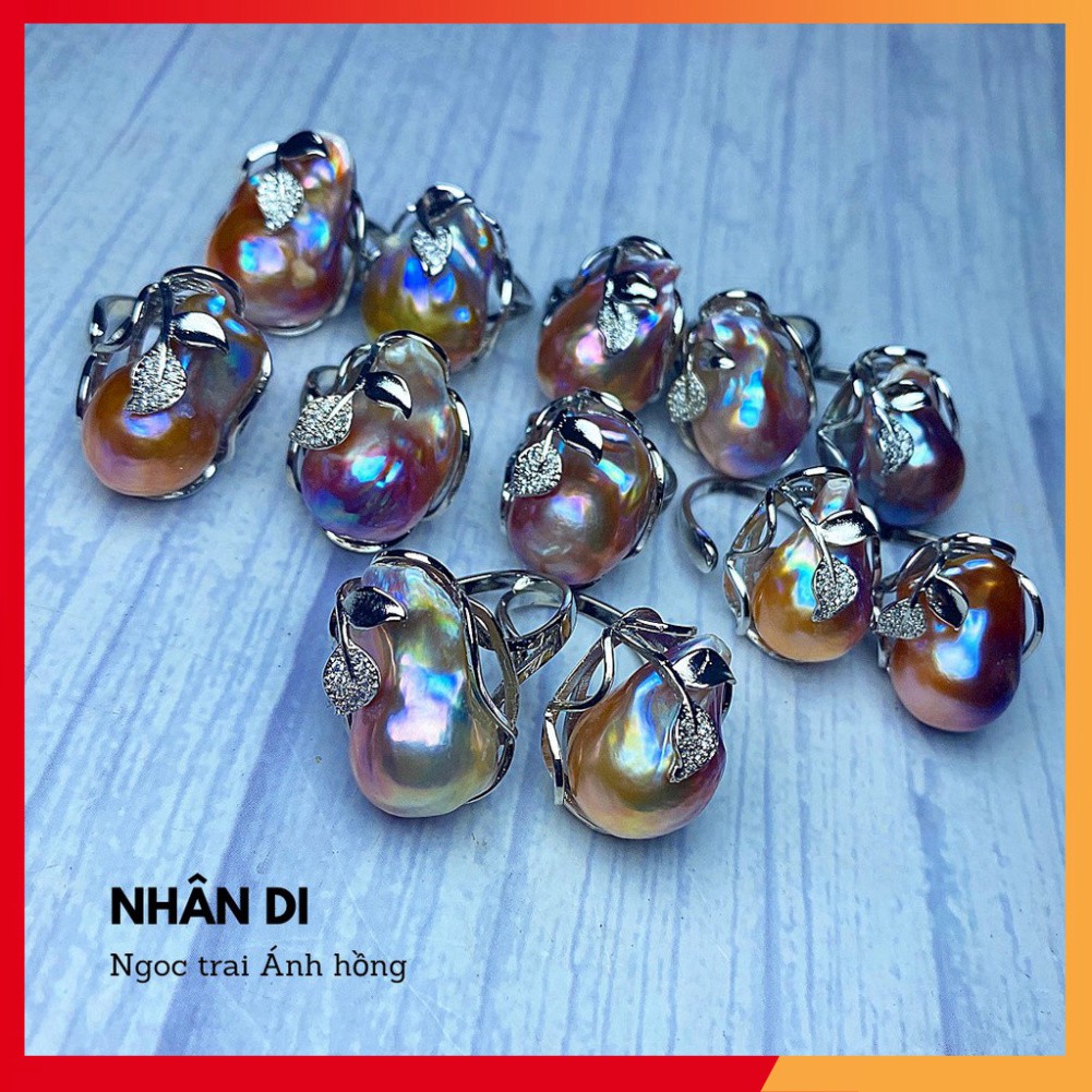 Mẫu top Nhẫn thiết kế đính hạt nuôi nước ngọt, không qua xử lí, mang lại vẻ đẹp sang trọng.  hàng siêu đẹp sản phẩm bắt 