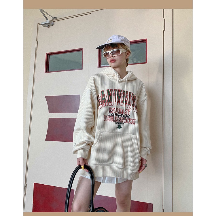 Áo Hoodies Có Nón Dài Tay Thời Trang Nữ