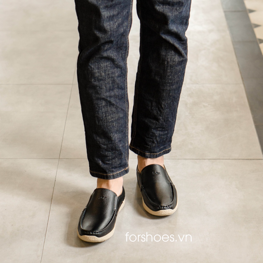 Giày lười nam đẹp FOR cao cấp với thiết kế kiểu dáng thể thao năng động, đế cao su siêu nhẹ, siêu êm F05