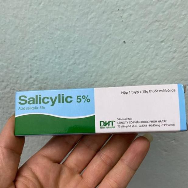 Kem bôi ngoài da làm mềm da salicylic 5% DHT 15G - BS HOÀNG YẾN