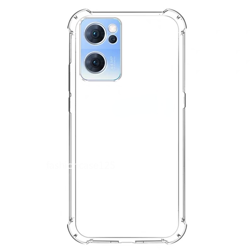 Ốp Điện Thoại Silicon Trong Suốt Chống Sốc Sang Trọng Cho OPPO Reno 7 Reno 7Pro 5G Reno 7Z 5G