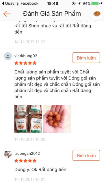 1kg hạnh nhân rang bơ thơm ngon