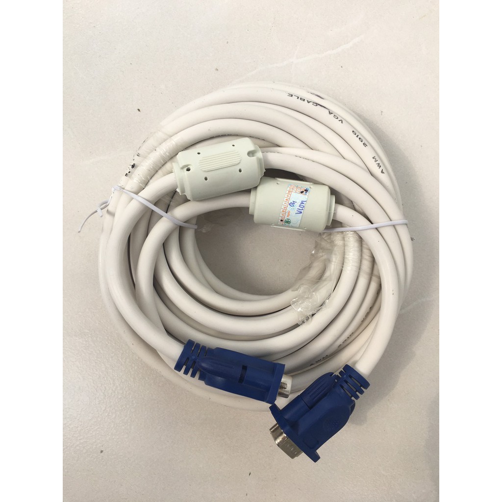 Cáp VGA 10m KingMaster VMS10 (3+5) FullHD sắc nét - Hàng chính hãng