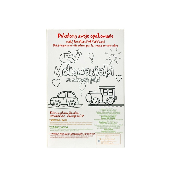 Mì nui rau củ cho bé hình xe động cơ Bartolini 250g