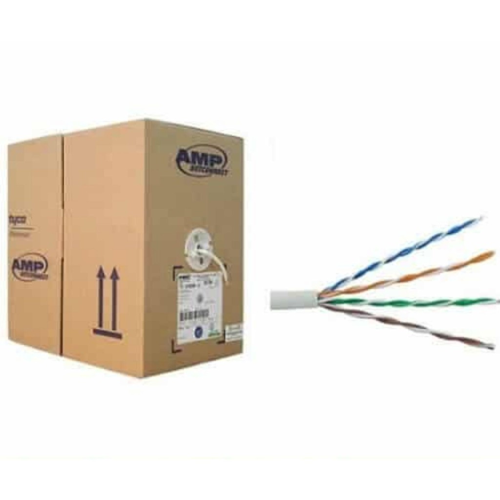 THÙNG CÁP MẠNG CAT 5E AMP 3332 CHỐNG NHIỄU DÀI 305 MÉT