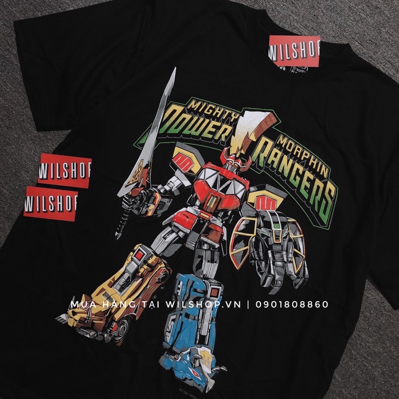 ÁO SIÊU NHÂN POWER RANGER - MIGHTY MORPHIN - ÁO THUN UNISEX