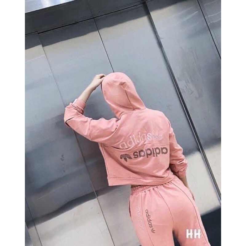 Bộ hoodie nữ có mũ - Bộ thể thao nữ