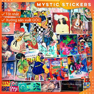 [SET 10 STICKER chủ đề HỘI HOẠ]