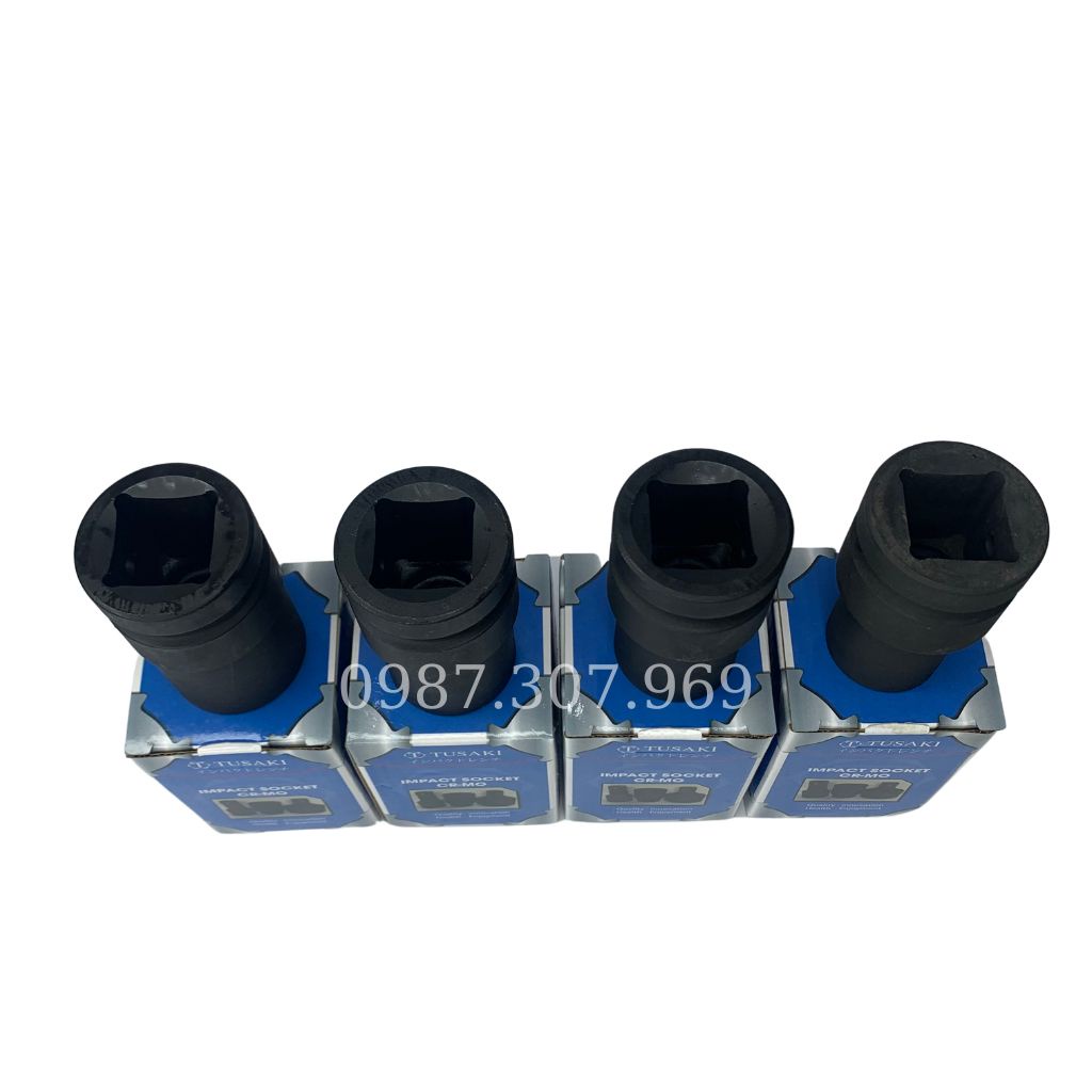 Đầu tuýp 1inch TUSAKI vuông 2 đầu mở tắc kê xe tải hàng  cao cấp
