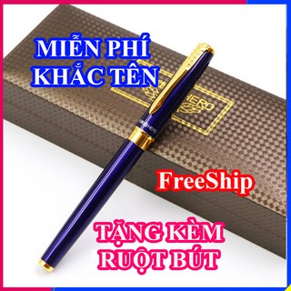 Bút máy HERO 1501A, ngòi 0.5 mm, bơm mực, nét êm mịn, đều ở mọi góc nghiêng