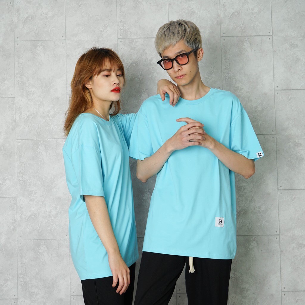Áo phông trơn N7 Unisex Basic Tee Unisex áo phông form rộng tay lỡ ÁO THUN TRƠN LOGO  AT09