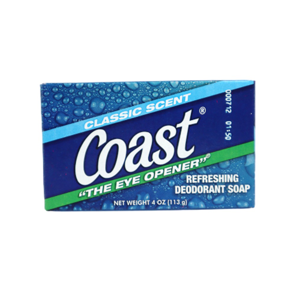 Xà bông COAST Classic Scent Mỹ 113gr - xà bông cục nhập khẩu - Refreshing Deodorant Soap