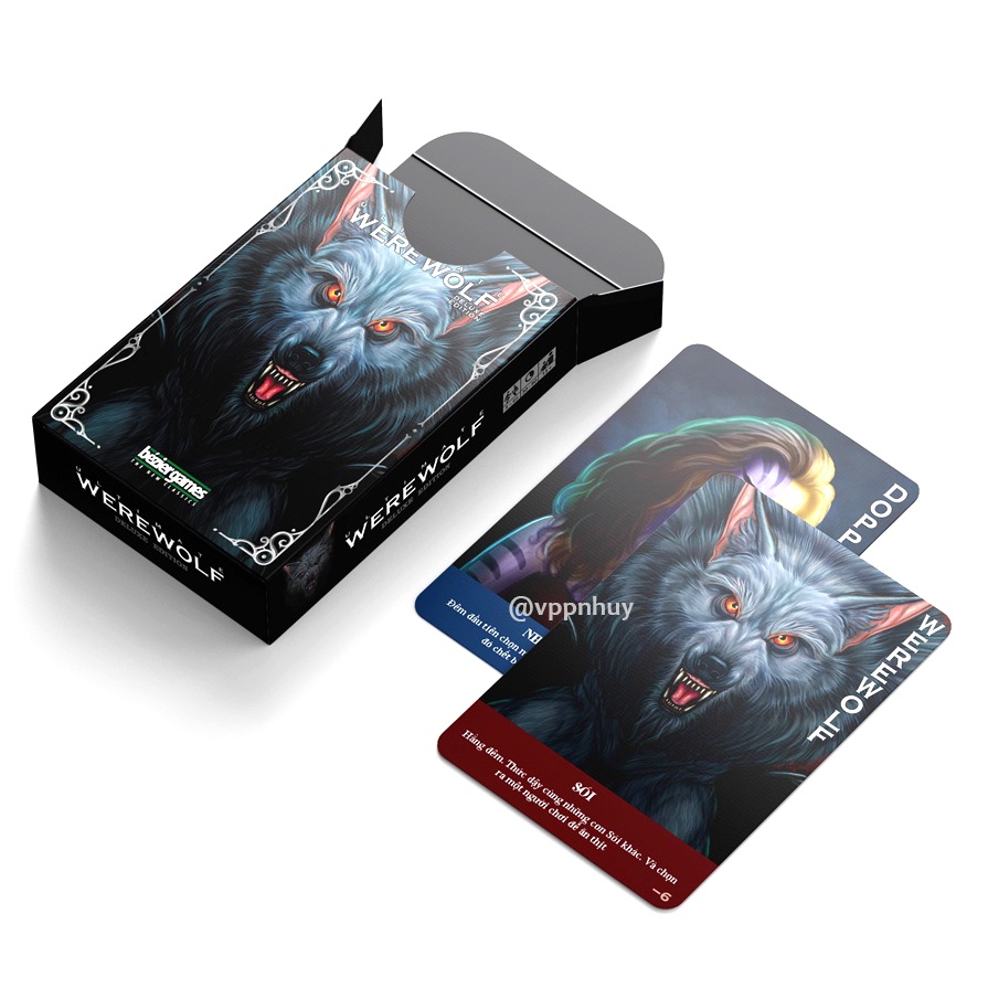 Bài Ma Sói chất lượng cao, hình chuẩn, thẻ bài siêu chất - Việt Hóa