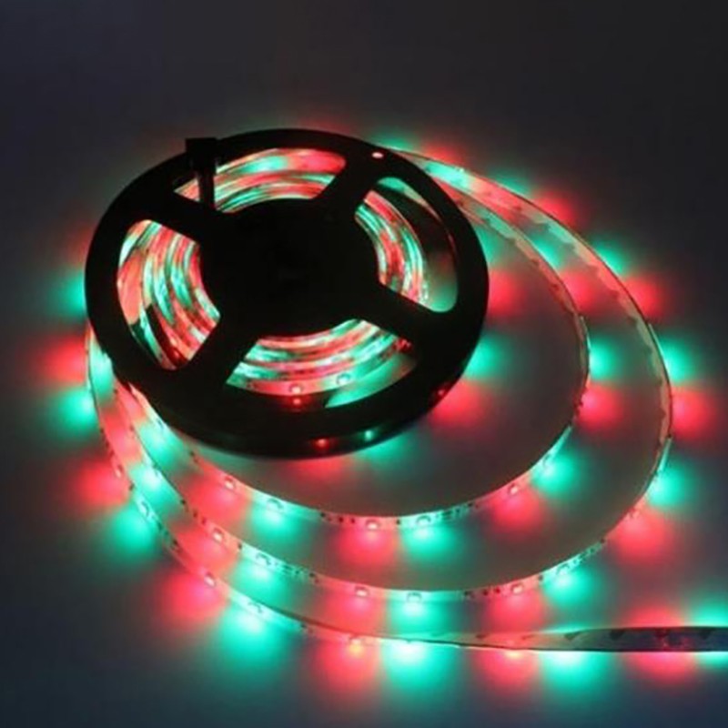 [baishangworshipwell♥]3.28-65.61ft 3528 SMD RGB 600LEDs LED Light Strip+44Key Remote Control