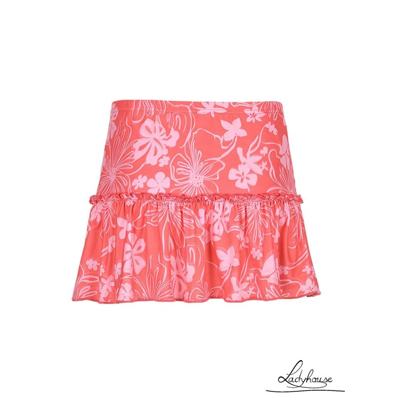 Chân Váy Chữ A Lưng Cao In Họa Tiết Hoa Thời Trang Cho Nữ