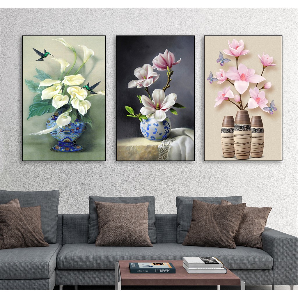 HÀNG CAO CẤP 16 Bộ Tranh Treo Tường Canvas Hiện Đại Giá Tốt Nhất Shopee