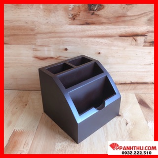 KHAY KỆ CẮM BÚT GỖ HX-1005