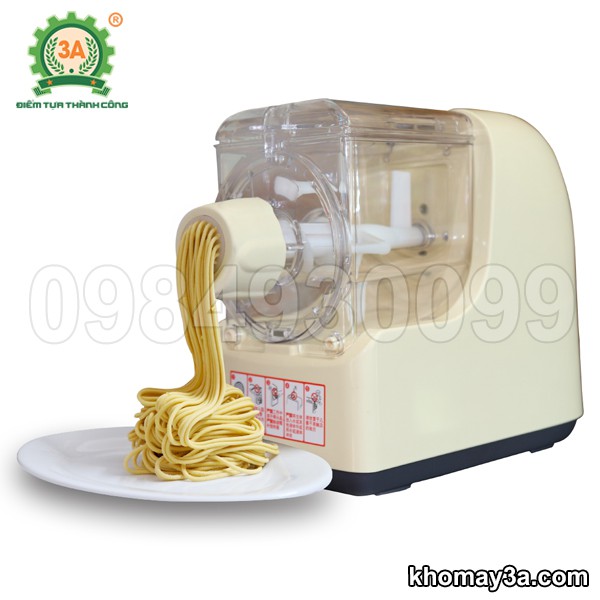 Máy làm mì tươi gia đình 3A - 6 khuôn ép, 2 khuôn làm bánh - Máy làm bún, mì ống, nui, vỏ bánh tại nhà