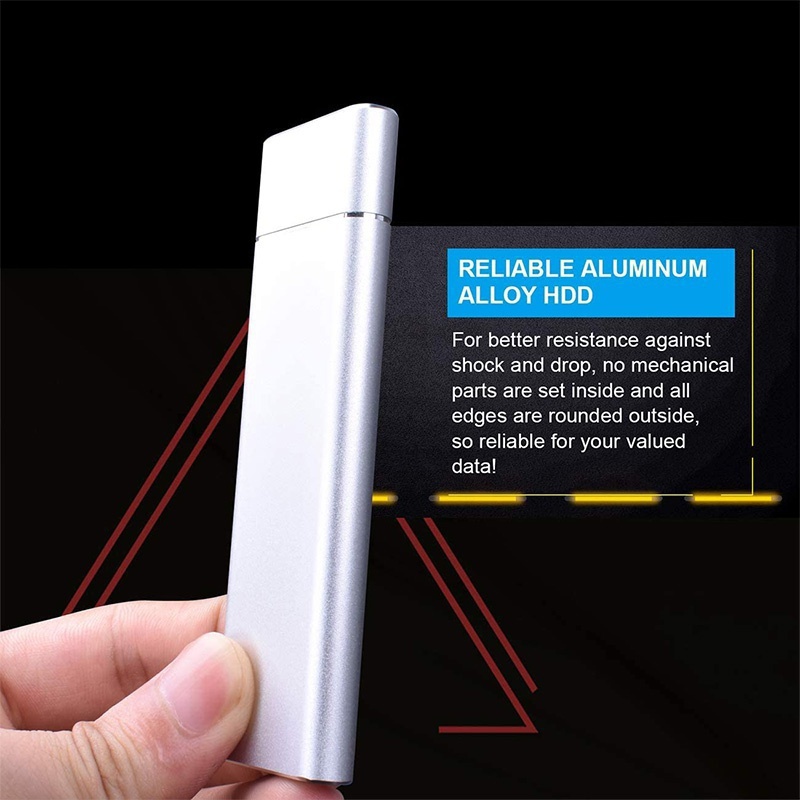 Ổ Cứng Ngoài SSD USB 3.1 Type-C 16TB 8TB 4TB 2TB Tốc Độ Cao ​​Ổ Đĩa Cứng Di Động Cho Máy Tính Laptop