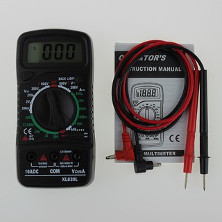Thiết bị đo dòng điện AC/DC/OHM màn hình LCD điện tử XL-830L