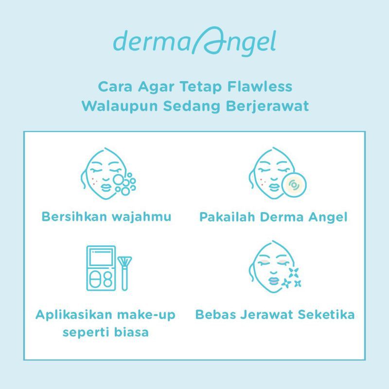 (hàng Mới Về) Bộ 2 Gói Kem Trị Mụn Derma Angel 2 Ngày