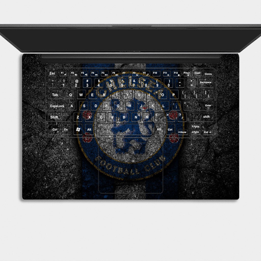 Bộ skin dán laptop mẫu Logo Chelsea / Có mẫu decal dán cho tất cả các hãng máy tính