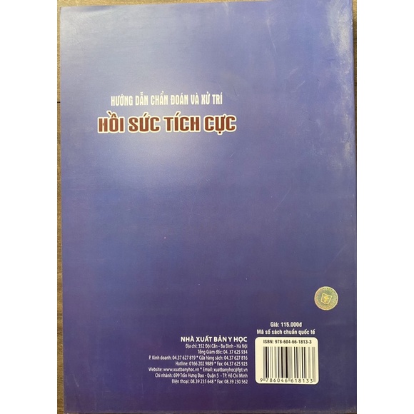 Sách - Hướng dẫn chẩn đoán và xử trí hồi sức tích cực