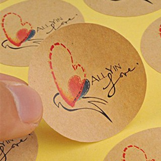 In tem Decal Kraft bế Tròn